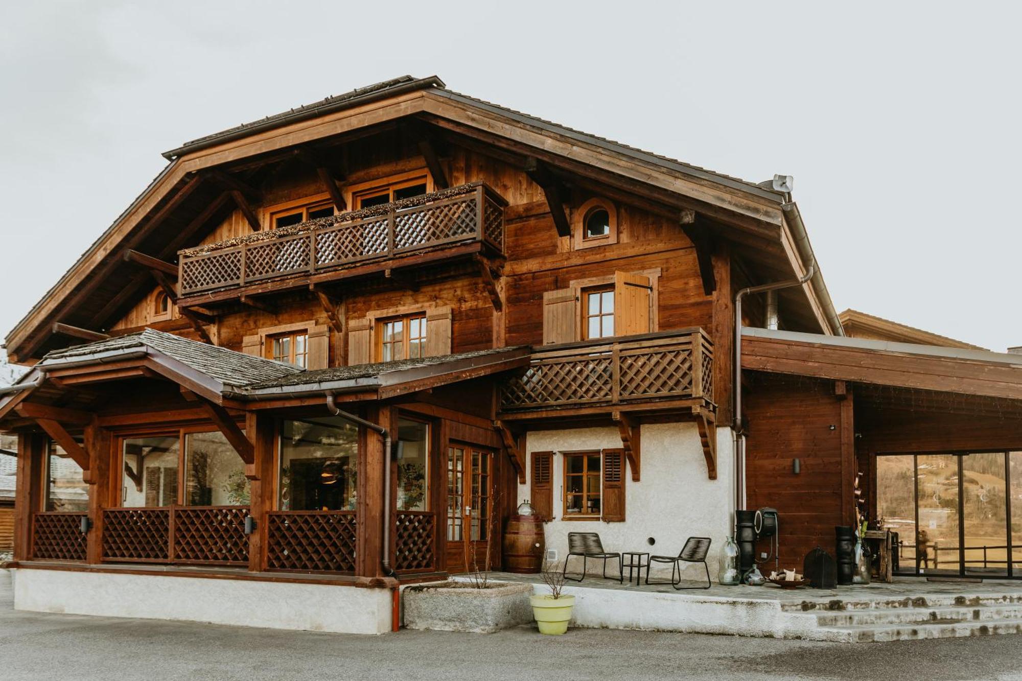 Hotel Restaurant La Ferme De Cupelin Saint-Gervais-les-Bains Exterior foto